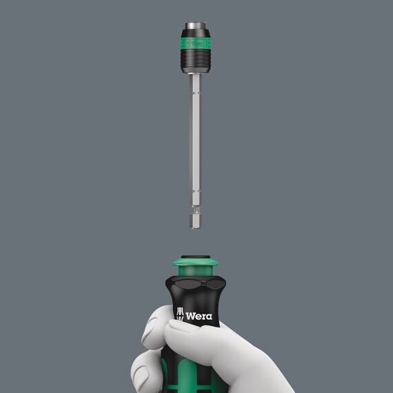 Wera 05051016001 Kraftform Kompakt 20 Tool Finder 1, mit Tasche, 7-teilig, Schwarz Grün, One size