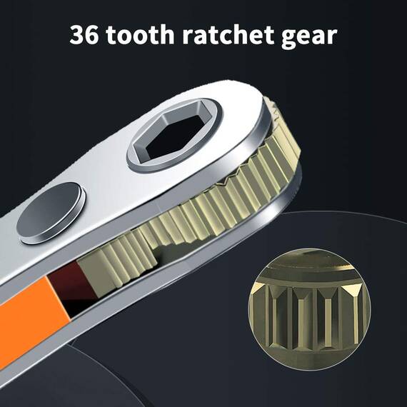 Ratschenschlüssel Magnetisch, 110 Mm 1/4 Mini Ratschen Schraubendreher Winkelschraubendreher mit High-Torque-Antrieb, Wendeschrauber für Gadgets, Autos, Häuser, Maschinen und andere Geräte