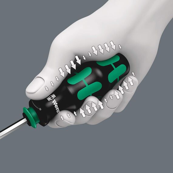 Wera 05051016001 Kraftform Kompakt 20 Tool Finder 1, mit Tasche, 7-teilig, Schwarz Grün, One size
