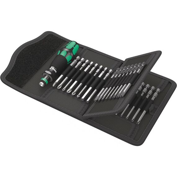 Wera 05134000001 Kraftform Micro Big Pack 1 Schraubendrehersatz, 25-teilig & Kraftform Kompakt 62, 33-teilig, 05059297001