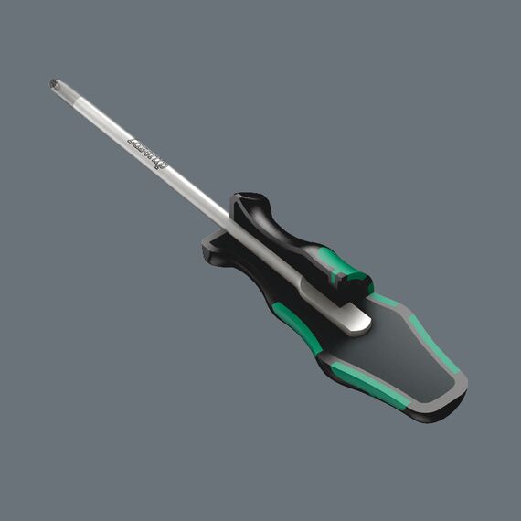 Wera 335 Schlitz-Schraubendreher - Elektrikerklinge, 0.5 x 3.0 x 80 mm, 05110001001
