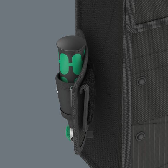 Wera 05004281001 8009 Zyklop Pocket Set 2, Knarren Satz, 17-teilig, Schwarz-grün