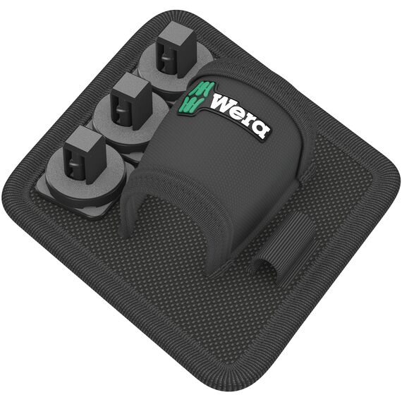 Wera 05004281001 8009 Zyklop Pocket Set 2, Knarren Satz, 17-teilig, Schwarz-grün