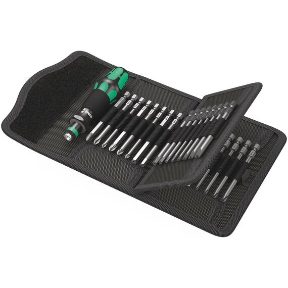 Wera 05134000001 Kraftform Micro Big Pack 1 Schraubendrehersatz, 25-teilig & Kraftform Kompakt 62, 33-teilig, 05059297001