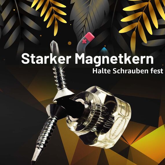Steinwhale 2-in-1 kurzer Mini-Schraubendreher für enge Stellen, Griff aus Zelluloseacetatfaser, doppelköpfige S2-Stahl-Bits mit hoher Härte, exquisite EDC