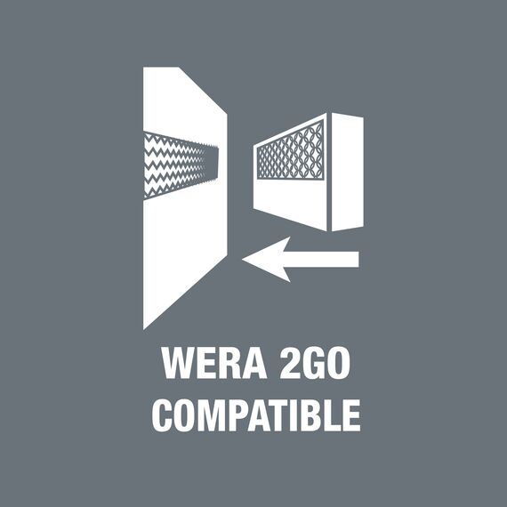 Wera Kraftform Kompakt 20 mit Tasche, 7-teilig, Schwarz-Grün, 05051021001
