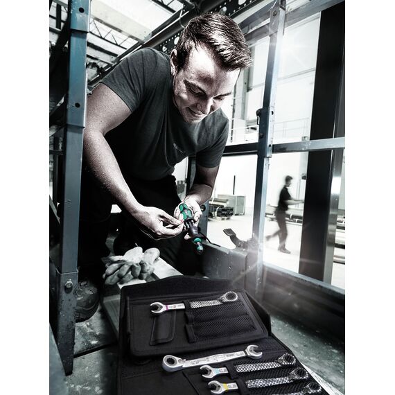 Wera 051019 Kraftform Kompakt 20a Bit Set, Black Green