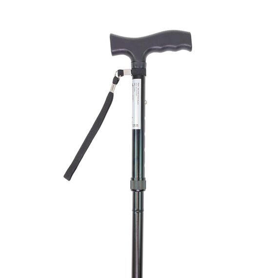 PEPE Mobility Gehstock Klappbar für Herren und Damen, Höhenverstellbarer Spazierstock für Senioren, Faltbare Gehhilfe aus Leichtem Aluminium, Gehstöcke für Erwachsene