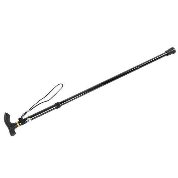 Gehstock, Aluminiumlegierung, Teleskop, leicht, rutschfest, Trekking, Bergsteigen, Ersatz, für Männer, Frauen, ältere Mobilität, Walking, Reise, Schwarz