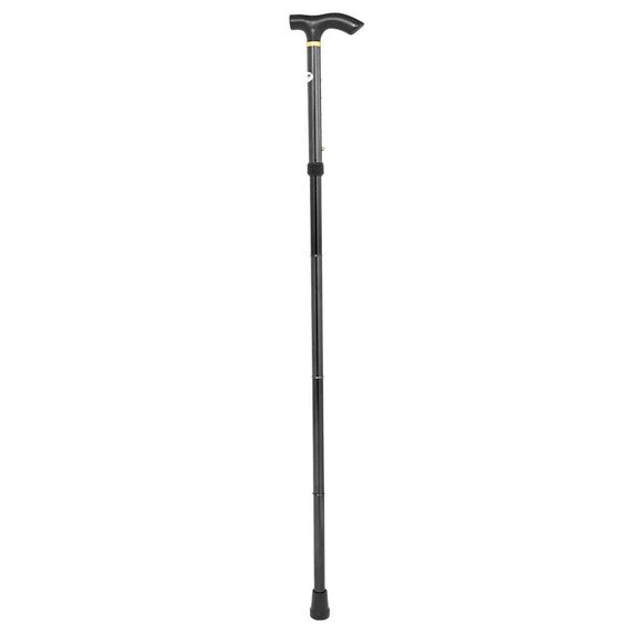 Gehstock, Aluminiumlegierung, Teleskop, leicht, rutschfest, Trekking, Bergsteigen, Ersatz, für Männer, Frauen, ältere Mobilität, Walking, Reise, Schwarz