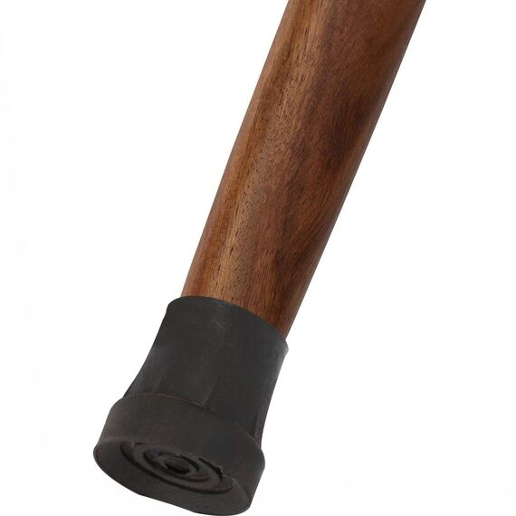 Ajuny Walking Sticks für Männer Frauen Senioren Braun Holz Faltbare dekorative Stöcke mit Lion Messing Griff 36 Zoll