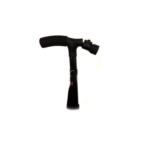 Ducomi Gehstöcke Spazierstock Trusty Cane mit LED-Licht, Höhenverstellbar und Klappbar