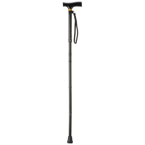 Days Adjustable Folding Walking Stick, Portable Cane with Ergonomic Handle, Non-Slip Base, Lightweight, Height Adjustable, 85 cm - 95.3 cm