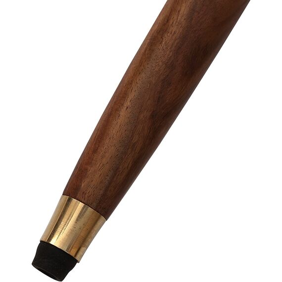 37" Premium Quality Rosewood Canes and Walking Sticks Brown & Golden, Solid Brass Dachshund Dog Head Handle - Wooden Stylish Walking Cane Fashion Statement - 12 Days of Deals