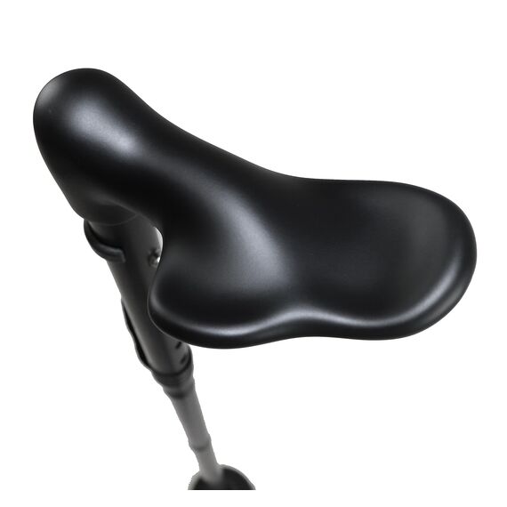 KMINA Gehstock Klappbar mit Ergonomischem Griff Rechts, Höhenverstellbarer Spazierstock für Senioren, Faltbarer Stock für Herren und Damen, Schwarz
