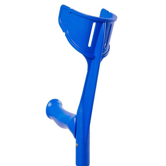 pulox - Magic-Soft - forearm crutch with soft-grip - max. 130 kg - pair (2 pcs) - blue