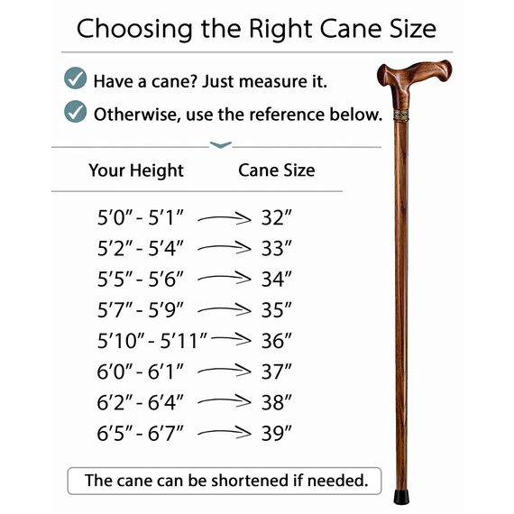 Asterom Gehstock - Handgefertigte Ergonomische Holzstöcke für Männer & Frauen - Einzigartige Holz Gehstöcke für Senioren (Karamell, 84.8 cm)