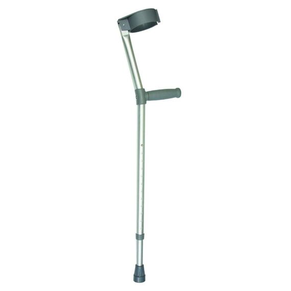 Days Ergonomic Handle Crutch, Double Adjustable, 690 - 940 mm (27 - 37 Inch) , Forearm Crutch Assistance , Lightweight Walking Aid (Eligible for VAT relief in the UK)