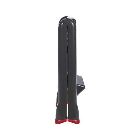 Curver 08605-155-00 Klapptritt, Plastik, anthrazit/rot, 48,6 x 17,2 x 63 cm