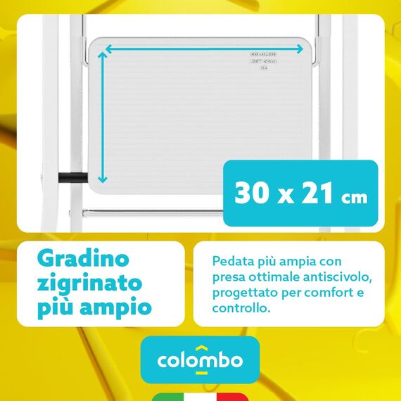 Colombo clm750002 Hocker Factotum, 2 Stufen