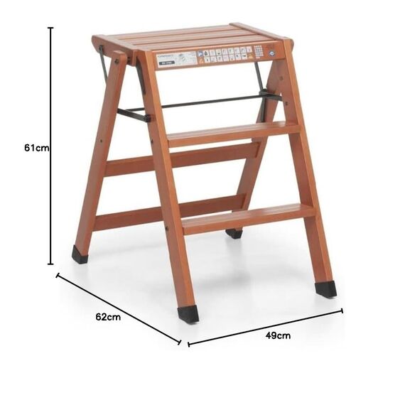 Foppapedretti Klapphocker, Walnuss
