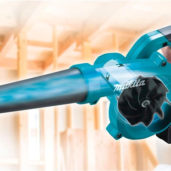 Makita Akku-Gebläse 18 V (ohne Akku, ohne Ladegerät), Blau, Schwarz, 1er Pack