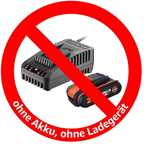 WORX WG584E.9 Akku Laubbläser 40V – Starker Brushless Motor – Turbinen Technologie - 145km/h Luftgeschwindigkeit - 12m³/min Luftmenge – leicht & kompakt – ohne Akku & Ladegerät - PowerShare kompatibel