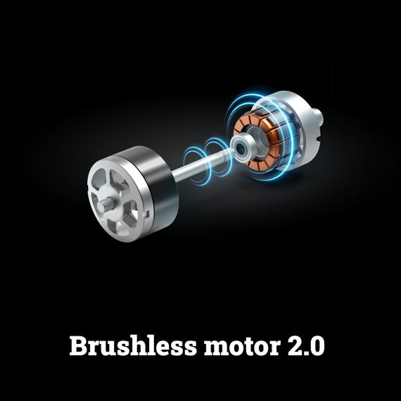 WORX WG543E Nitro Profi Akku-Laubbläser Leafjet 20V - leistungsstarker bürstenloser Motor - Luftgeschwindigkeit 209km/h – Luftmenge 696m³/h - leicht & kompakt - inkl. 4Ah PowerShare Akku & Ladegerät