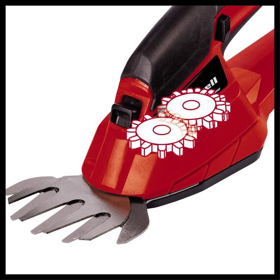 Einhell Akku-Gras- und Strauchschere GC-CG 18 Li-Solo Power X-Change (18 V, 100 mm / 200 mm Schnittlänge, wechselbares Grasschneideblatt + Strauchmesser, ohne Akku)