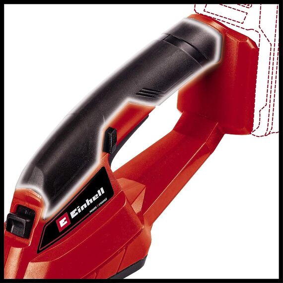 Einhell Akku-Grasschere GC-CG 18/1 Li-Solo Power X-Change (Li-Ion, 18V, Schnittbreite Grasschneideblatt 100 mm, Softgrip, Metallgetriebe, ohne Akku und Ladegerät)