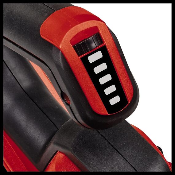Einhell Akku-Universalbläser GE-UB 18/250 Li E-Solo Power X-Change (18 V, 250 km/h Luftgeschwindigkeit, 3-TLG. Rohr, elektr. Drehzahlregelung mit LED-Anzeige, ohne Akku)
