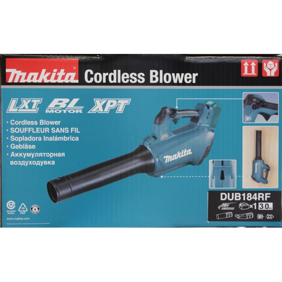 Makita DUB184RF Akku-Gebläse 18 V / 3,0 Ah, 1 Akku + Ladegerät