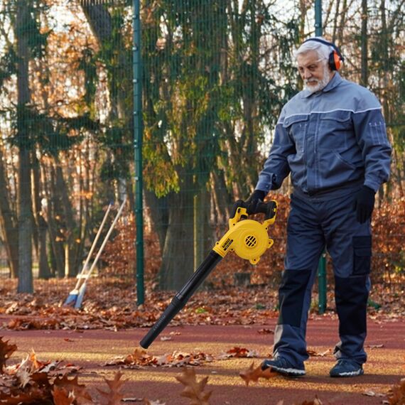 DEWALT Akku-Gebläse/Luftbesen (18V, 290 km/h Blasgeschwindigkeit, DREI-Stufen-Schalter, Lieferung ohne Akku und Ladegerät), DCV100