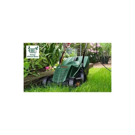 Bosch kabelgebundener Rasenmäher UniversalRotak 34-405 (1300-W-Motor, Schnittbreite: 34 cm, 40-Liter-Grasfangkorb, geeignet für ebenes Rasenmähen und Schneiden kleinster Kanten)