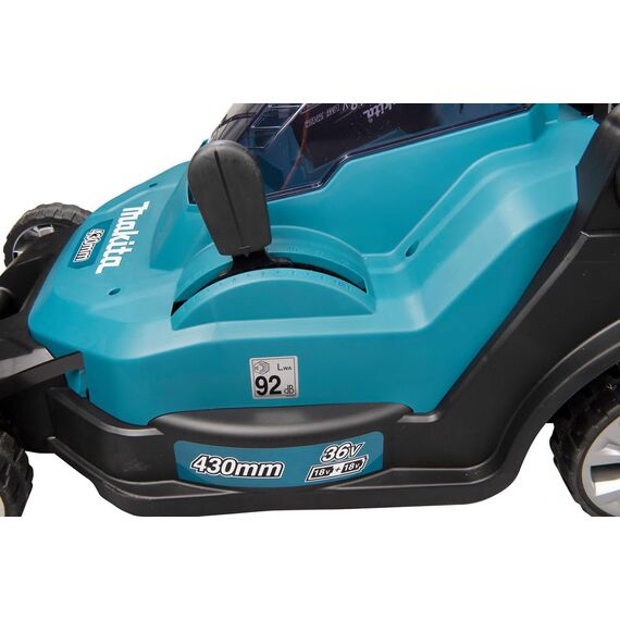Makita DLM432Z Akku-Rasenmäher 2x18 V (ohne Akku, ohne Ladegerät)