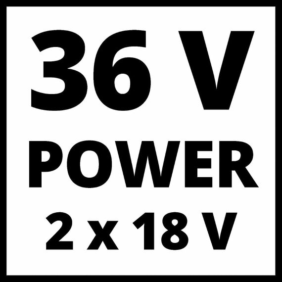 Einhell Akku-Rasenmäher GP-cm 36/41 Li-Solo Power X-Change (36 V, 41 cm Schnittbreite, bis 500 m², Brushless, 50L Fangkorb, 25-75 mm Schnitthöhe, ohne Akku)