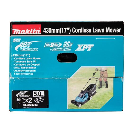 Makita DLM432Z Akku-Rasenmäher 2x18 V (ohne Akku, ohne Ladegerät)