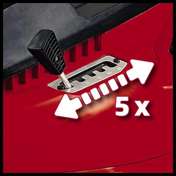 Einhell Elektro-Rasenmäher GC-EM 1500/36 (1500 W Carbon Power Motor, 36 cm Schnittbreite, 38 L Fangbox, für 600 m² Rasenflächen, Schnitthöhe 25-65 mm)