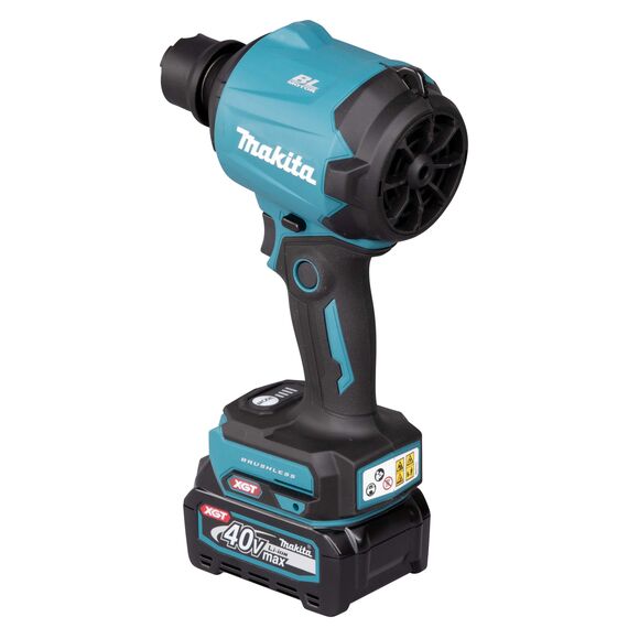 Makita AS001GA102 Akku-Gebläse 40V max. / 2,0 Ah, 1 Akku + Ladegerät in Transporttasche, Petrol