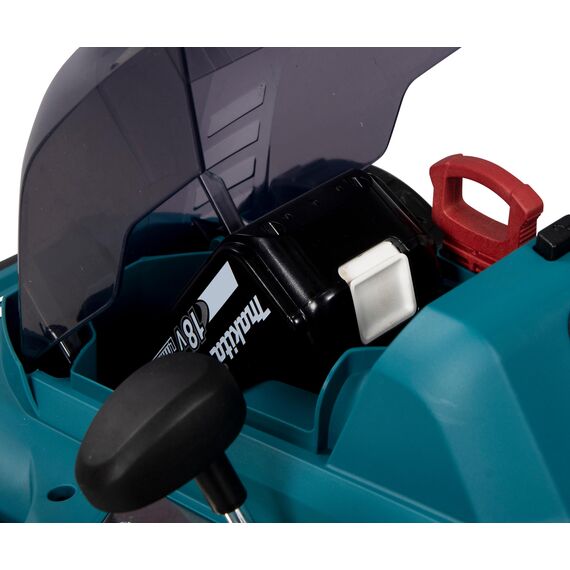 Makita DLM330RM Akku-Rasenmäher 18V / 4,0 Ah, 1 Akku + Ladegerät, Petrol