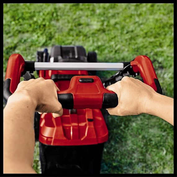 Einhell Akku-Rasenmäher GE-cm 36/34-1 Li-Solo Power X-Change (36 V, 33,5 cm Schnittbreite, bis 200 m², 30L Grasfangkorb, 25-65 mm Schnitthöhe, ohne Akku)