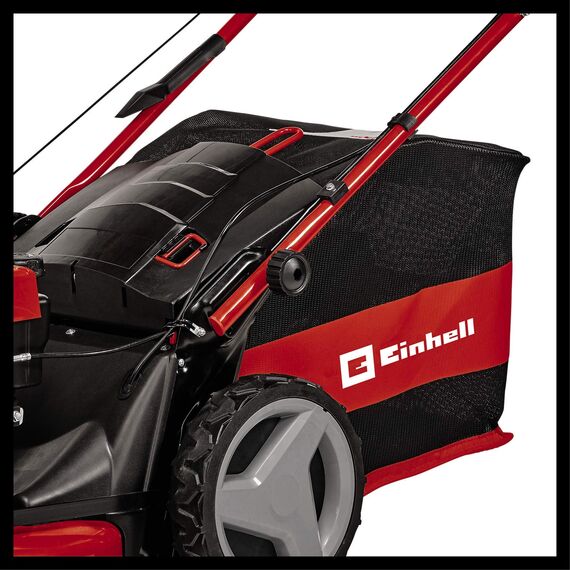 Einhell Benzin-Rasenmäher GC-PM 56/2 S HW (für 2.200 m², Frontbumper, OHV-Motor mit GT-Markengetriebe, Einhell Quick-Start-System, Vortex Technology Deck mit 5-in-1-Funktion)
