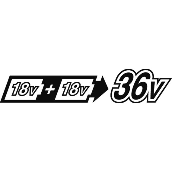Makita DLM382Z Akku-Rasenmäher 2x18 V (ohne Akku, ohne Ladegerät)