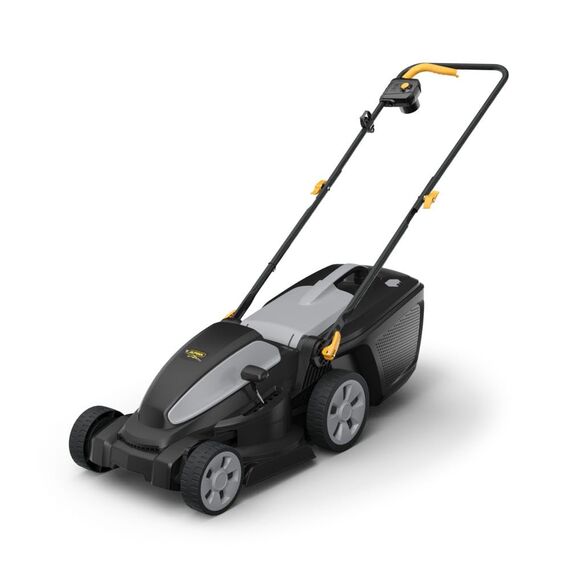 Alpina AL1 38 E Elektro-Rasenmäher - 1400 W Motor, 38 cm Schnittbreite, 6 Schnitthöhen, 40 L Grasfangkorb