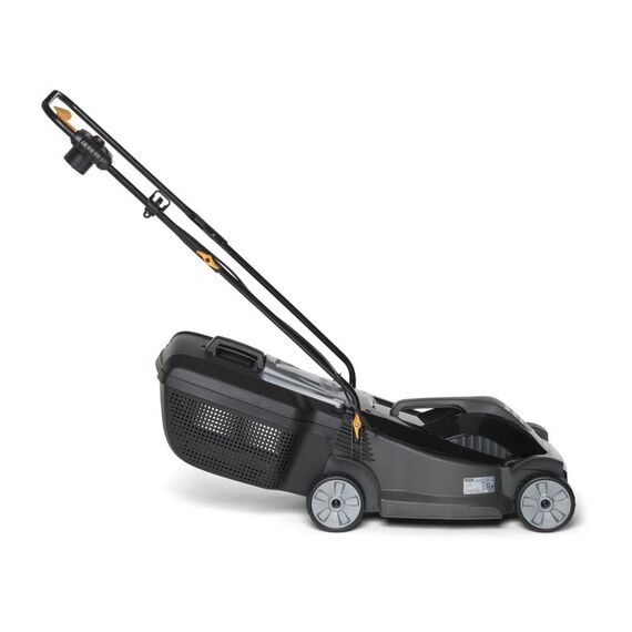 Alpina Elektro-Rasenmäher BL 380 E, Schnittbreite 38cm, 1400-W-Motor, bis zu 500m², Schnitthöhe in 3 Positionen verstellbar, 40 l Auffangbeutel