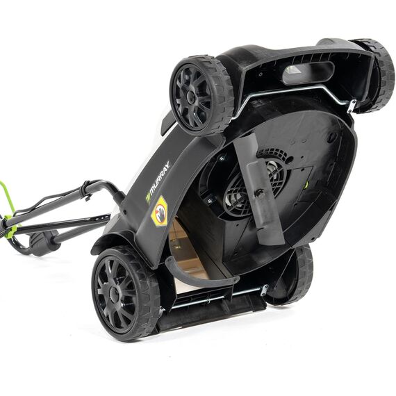 Murray Rasenmäher Elektro 2-in-1 LE380E - Rasenmäher Elektrisch 1600W/38cm mit Grasfangbox 45L für Rasenflächen bis zu 500m2 - Elektro Rasenmäher mit Ergonomischer Softgriff und Überlastschutz