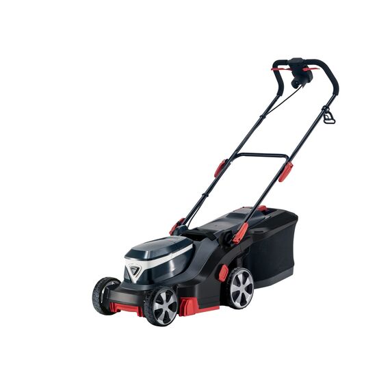 AL-KO Elektro-Rasenmäher 32.2 E Comfort, 32 cm Schnittbreite, 1200 W Motorleistung, Kunststoffgehäuse, angenehmer Doppelschalter, für Flächen bis 250 m², zentrale 6-fache Schnitthöhenverstelllung