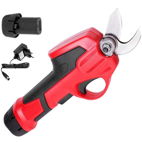 STREND PRO Elektrische Astschere für einfach Garten und Baum Beschneiden - Astschere Akku mit max. 22mm, Elektrische Gartenschere 7.2V Li-Ion Batterie, rebschere, Akku Rasenschere/Baumschere