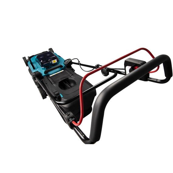 Makita DLM382PM2 Akku-Rasenmäher 2x18 V / 4,0 Ah, 2 Akkus + Doppelladegerät
