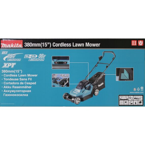 Makita DLM382Z Akku-Rasenmäher 2x18 V (ohne Akku, ohne Ladegerät)